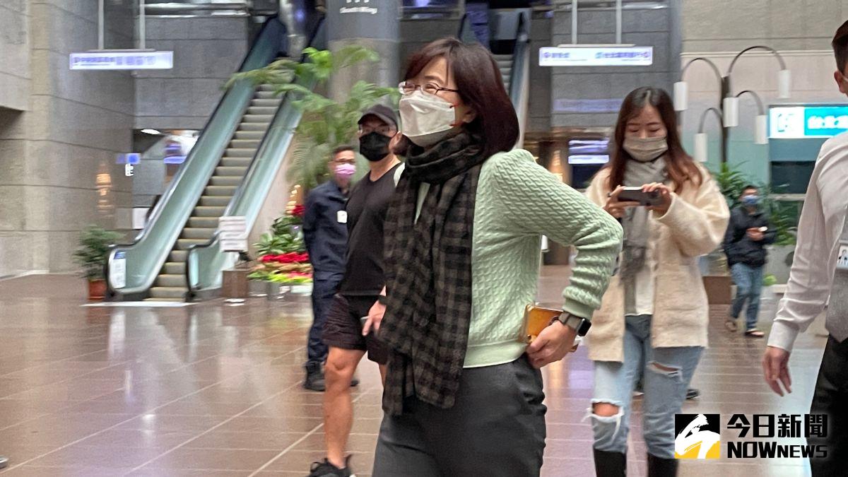 ▲國民黨前立委、台北市副市長林奕華3日正式上任，並在抵達北市府後隨即接受媒體訪問。（圖／記者丁上程攝，2023.02.03）