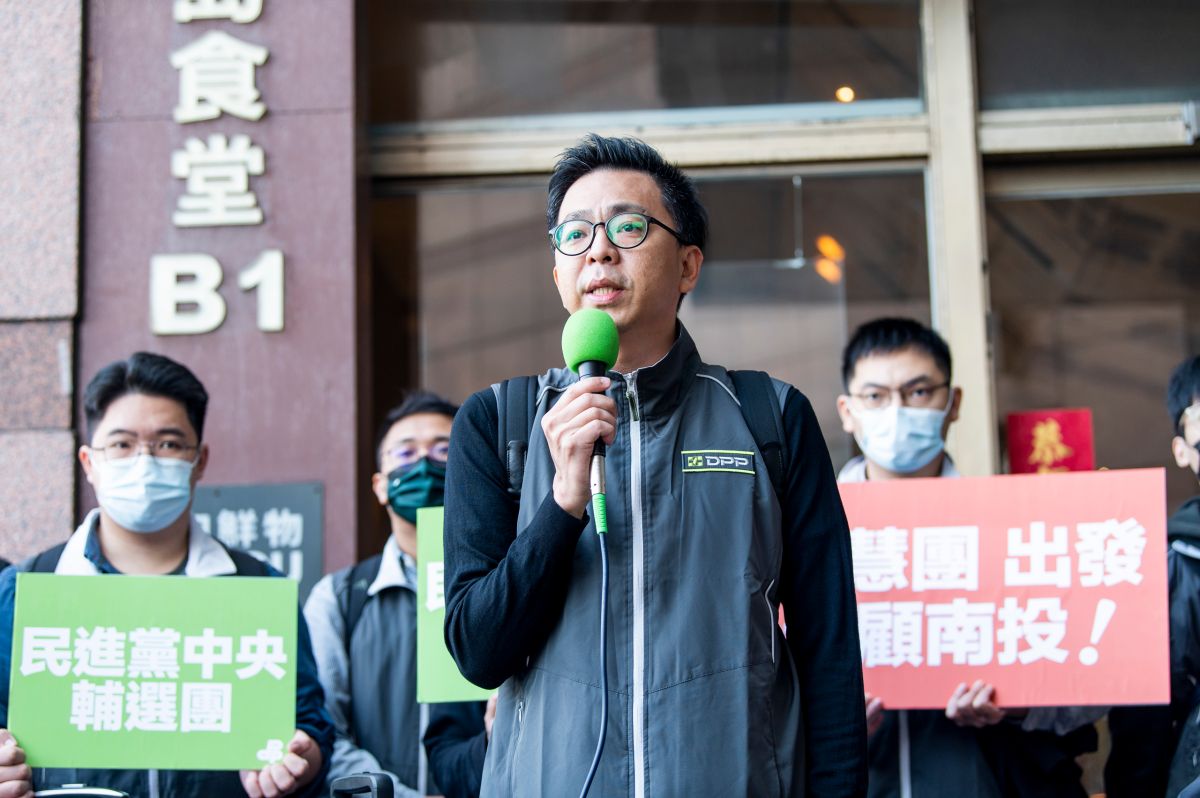 ▲黃建嘉表示，民進黨都是基於林明溱說過的「心內話」對他提出質疑，如今林大動作提告更顯顛三倒四、沒有誠信。（圖／民進黨提供）