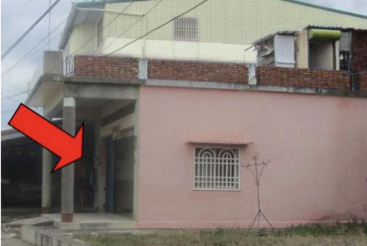 ▲拍賣營造公司下包商老闆名下位於枋山佔地44坪的透天厝。房屋經變色處理。（圖／法務部行政執行署屏東分署）