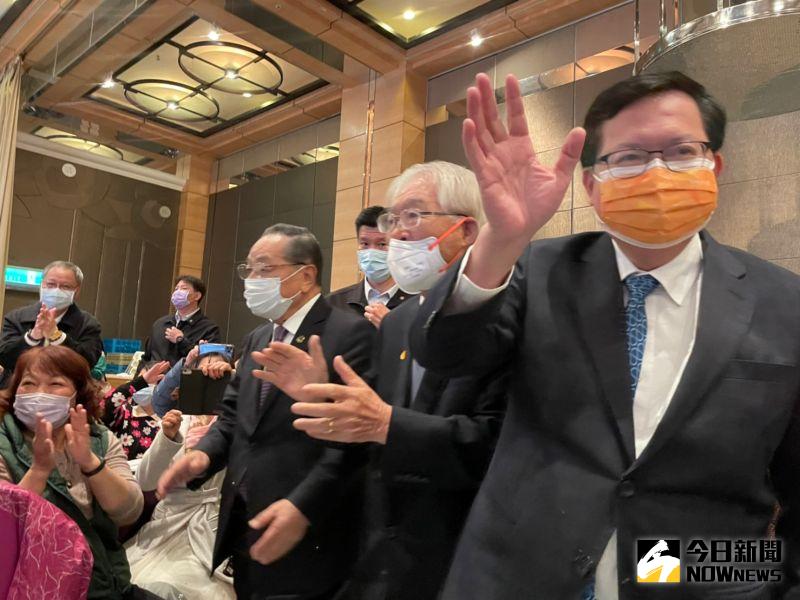 ▲鄭文燦出席台灣之友會「感恩迎新春聯歡之夜」。（圖／記者黃宣尹攝，2023.02.03）