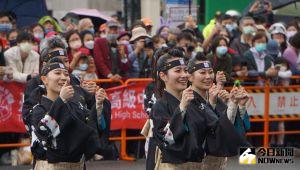 ▲台灣燈會踩街活動，國內團體表演。（圖／記者呂炯昌攝，2023.02.05）