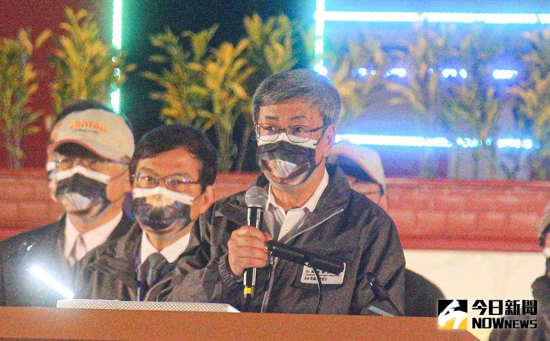 ▲陳建仁致詞提到，疫後大家都想恢復正常生活，政府將普發6000元外，也會照顧中小企業、中低收入戶及弱勢團體。（圖／記者葉政勳攝 , 2023.02.05）
