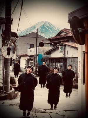 ▲林美秀日前也分享去日本看富士山的照片，還幽默修圖，希望帶給大家好運。（圖／翻攝林美秀FB）