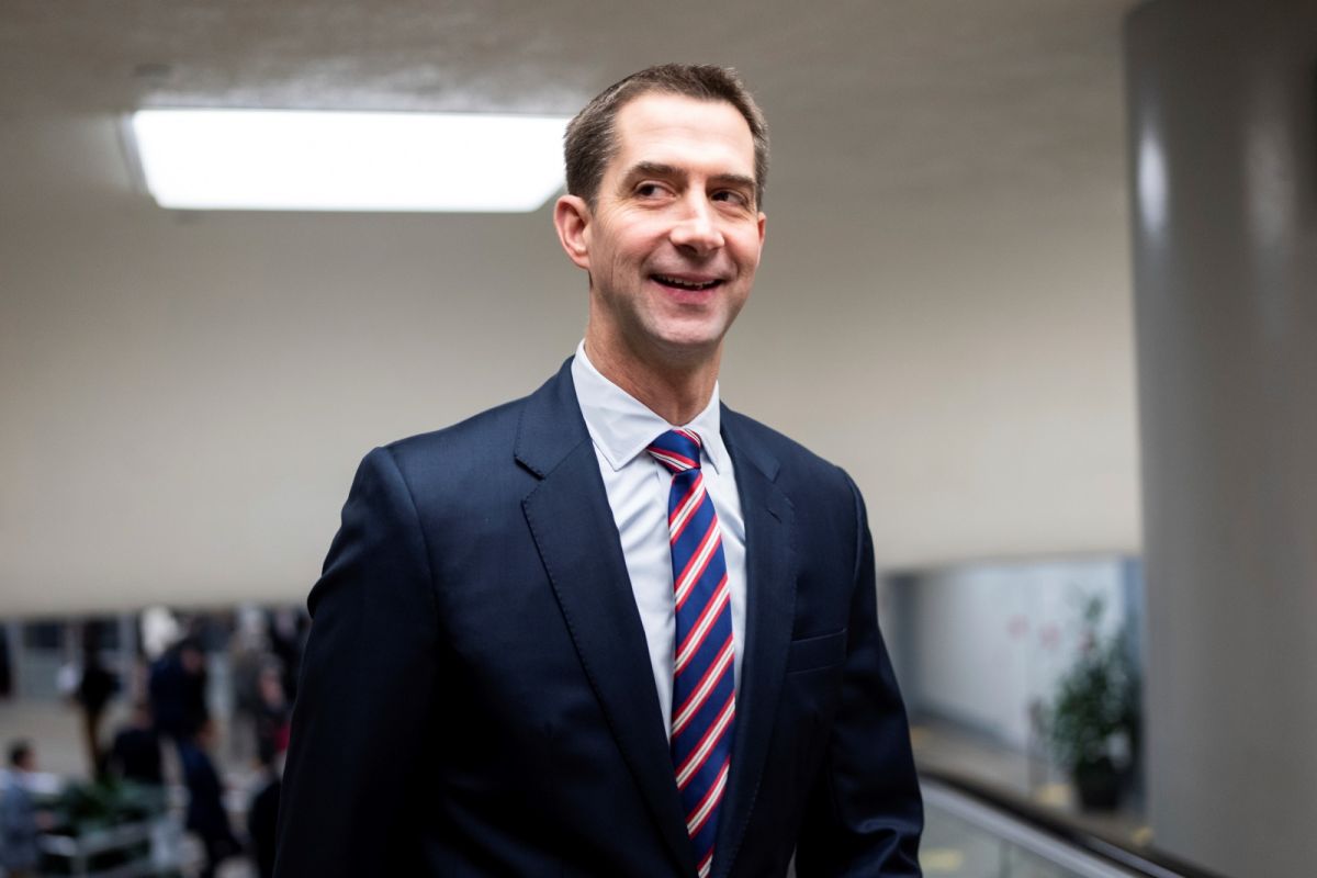 ▲美國共和黨籍聯邦參議員柯頓（Tom Cotton）認為，拜登政府應該在阿留申群島 （Aleutian Islands）上空就擊落中國偵察氣球，不應該讓它穿越整個美國大陸。資料照。（圖／美聯社／達志影像）