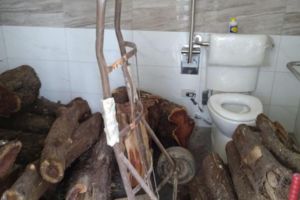 國小無障礙廁所「藏滿木頭」！眼尖網急勸報警：1根50萬
