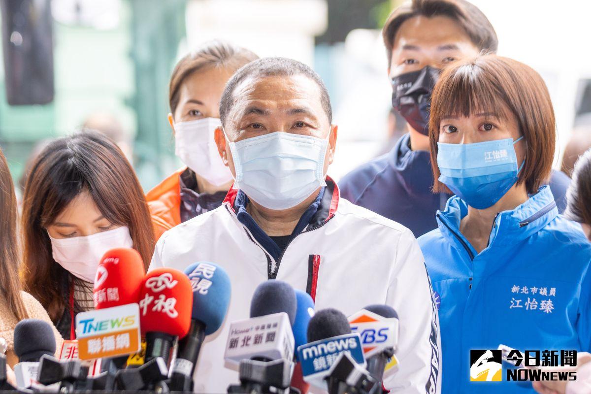 ▲侯友宜受訪談到永遠記得星雲大師的智慧法語，是他一生謹記在心的教誨，是留給台灣的瑰寶。（圖 ／記者吳嘉億攝，2023.02.06）