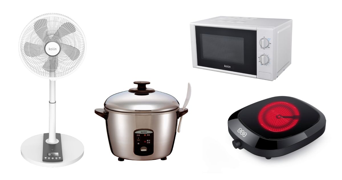▲歌林冷氣搶先購，電扇、電鍋、微波爐、電陶爐好禮四選一。(圖/品牌提供)