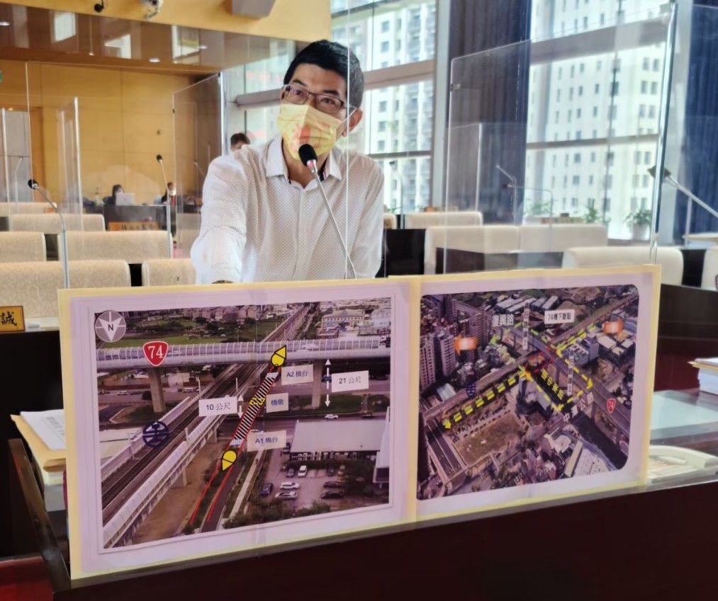 ▲議員周永鴻指出，中市重大建設都比原本預計期程大幅延宕，甚至大增預算(圖／周永鴻提供2023.2.6)
