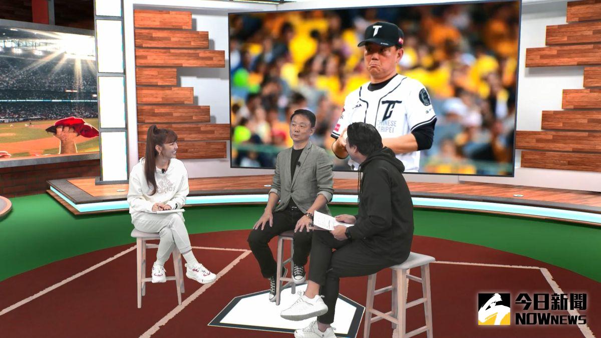 ▲《野球名人房》邀請「辣個男人」洪一中上節目和東哥憶當年。（圖／胡繼偉 攝）