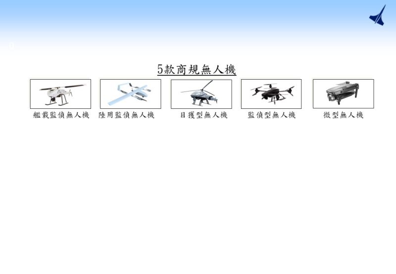 ▲中科院軍商規無人機需求。(圖/國防部提供)