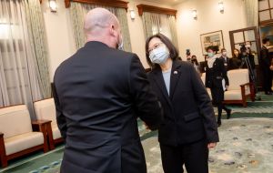 接見芬蘭訪團　蔡英文盼深化台芬交流、強化民主韌性
