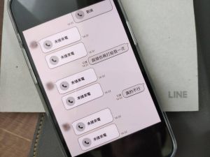 ▲LINE 語音通話 (圖／記者周淑萍攝)