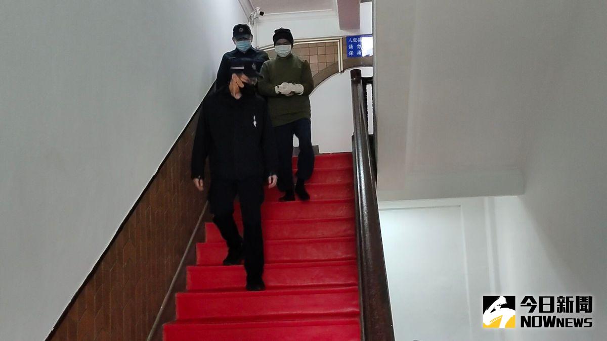 ▲林易暘面對鏡頭不發一語（圖／讀者提供，2023.02.08）