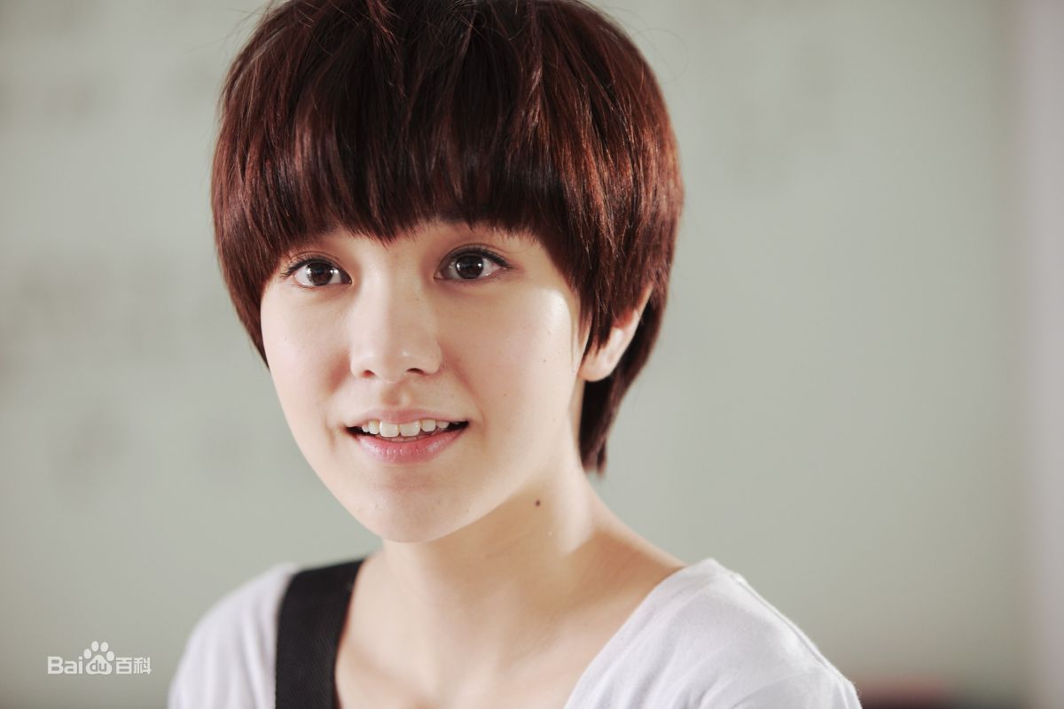 ▲郭采潔剛出道時清純可愛模樣。（圖／翻攝自百度百科）