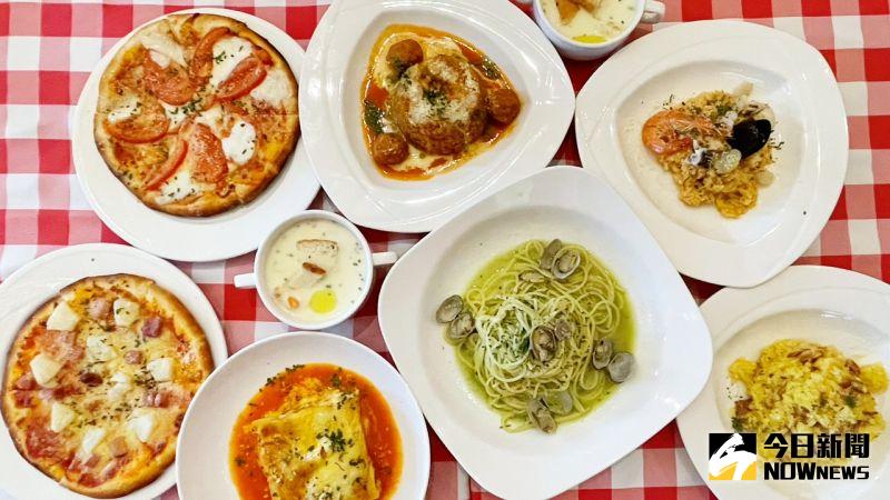 ▲義大利餐廳Casa Fontana精選最受歡迎的餐點，推出超值的「飽你滿意」吃到飽優惠活動。（圖／記者陳美嘉攝，2023.02.08）