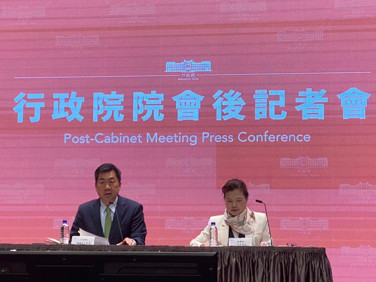 ▲陳宗彥轉述陳建仁於院會上裁示，要求經濟部綜合運用相關資源，全力輔導協助中小企業度過不景氣。（圖／記者陳威叡攝，2023.02.09）