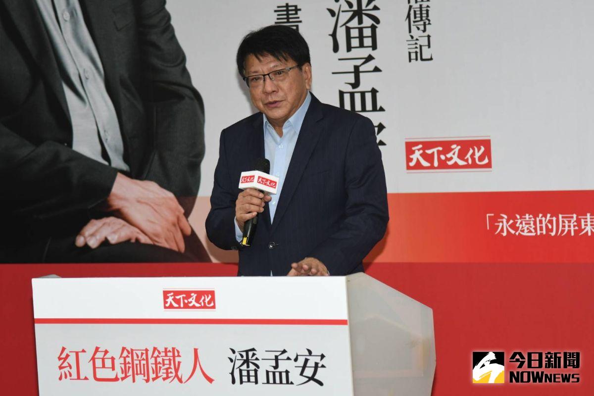 ▲王鴻薇指控潘孟安碩士論文抄襲比率達54%，事後高師大聲明要求潘孟安2個月更正論文瑕疵；王鴻薇今受訪諷刺重寫半份論文，對潘孟安來說蠻殘忍。（資料照片／記者林調遜攝）