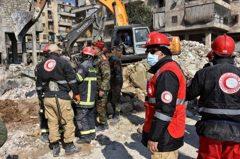▲土耳其和敘利亞交界的強震已奪走逾2萬條人命，瓦礫堆中可能仍有生還者。（圖／美聯社／達志影像）