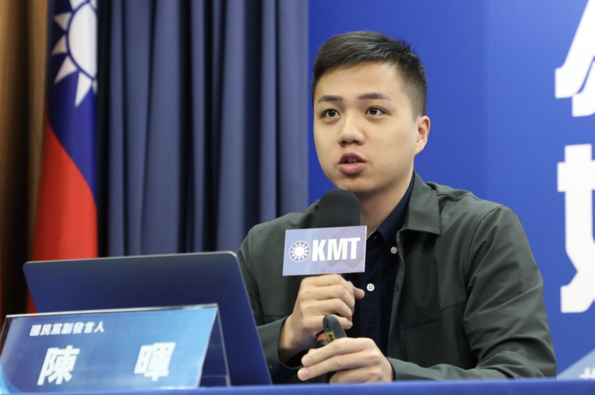 ▲國民黨副發言人陳暉批陸委會副主委梁文傑是換了位子就換了腦袋。（圖／文傳會提供）