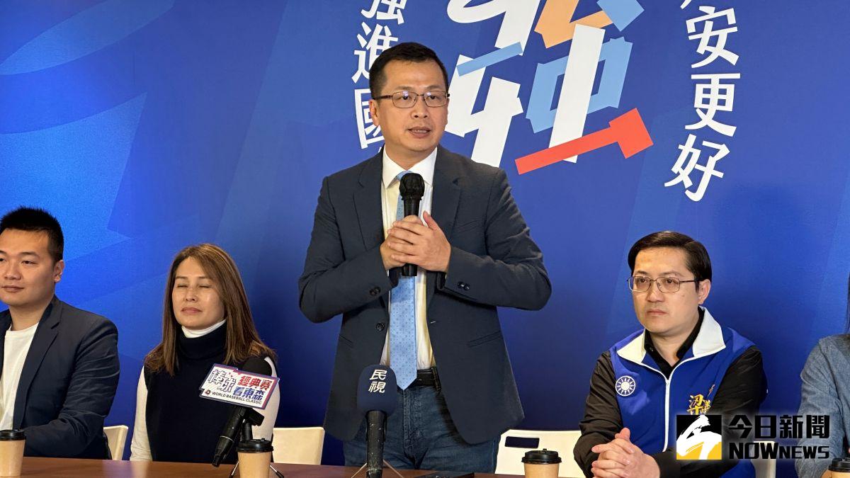 ▲基隆市東岸商場招標案爭議不停歇，身為基隆在地鄉親的立委羅智強表示，基隆人應該要謝謝市長謝國樑，是他保障了價值40億元的市產。（圖／記者丁上程攝，2023.02.10）