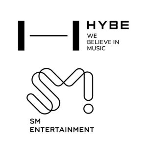 ▲HYBE成為「SM娛樂」最大股東。（圖／HYBE、SM娛樂官網）