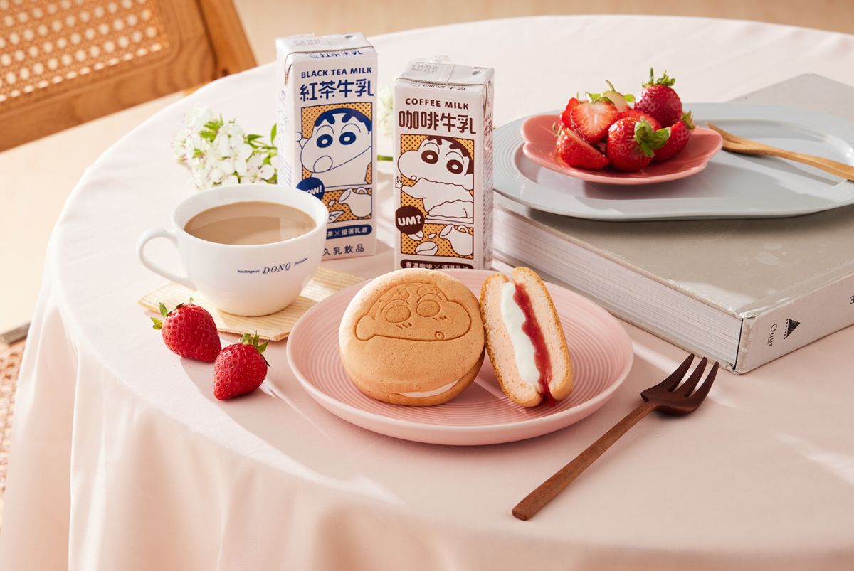 ▲7-11草莓季爽吃獨家優惠，韓國隱藏版國民牛乳「延世牛奶」草莓及哈密瓜口味「任選第2件5折」；SUNFRIEND MOUTH「蠟筆小新草莓雲朵燒」2/14前第2件省10元，「櫻桃小丸子草莓綜合果茶」3/7前兩件8折、三件77折；Esther Bunny艾絲樂小兔萌萌可可棒也是兩件8折、三件77折，艾絲樂小兔棒棒糖加9元多1件。（圖／上友食品提供）