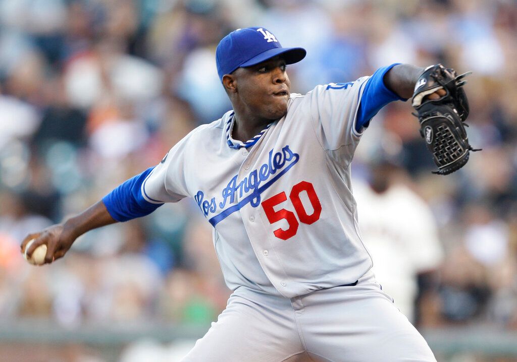 ▲前讀賣巨人洋投Rubby De La Rosa回鍋道奇（圖／美聯社／達志影像）