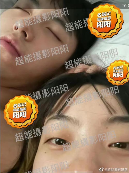 ▲陳飛宇和女網紅的床照外流，重創清新形象。（圖／微博＠超能攝影陽陽）