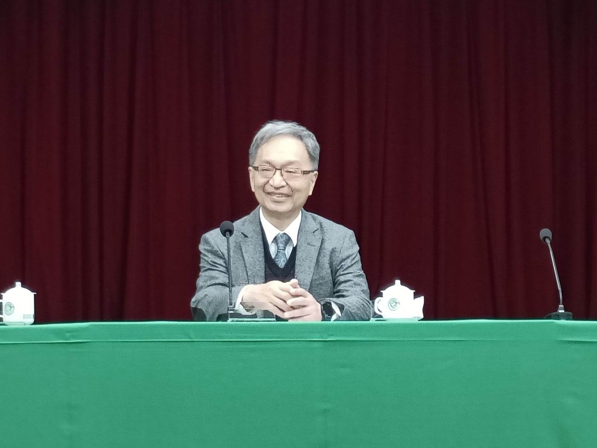 ▲今（14）日衛福部長薛瑞元宣布，由疾管署署長周志浩接任常務次長，疾管署副署長兼中央流行疫情指揮中心發言人莊人祥升任署長。（圖／記者許若茵攝，2023.02.14）