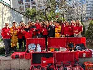 台灣搜救隊任務完成撤離　捐土耳其4噸搜救裝備
