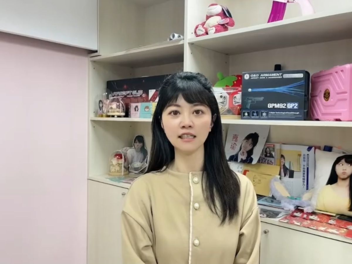 ▲高嘉瑜稱情人節一整天都在工作，請大家不用擔心。（圖／高嘉瑜辦公室提供）