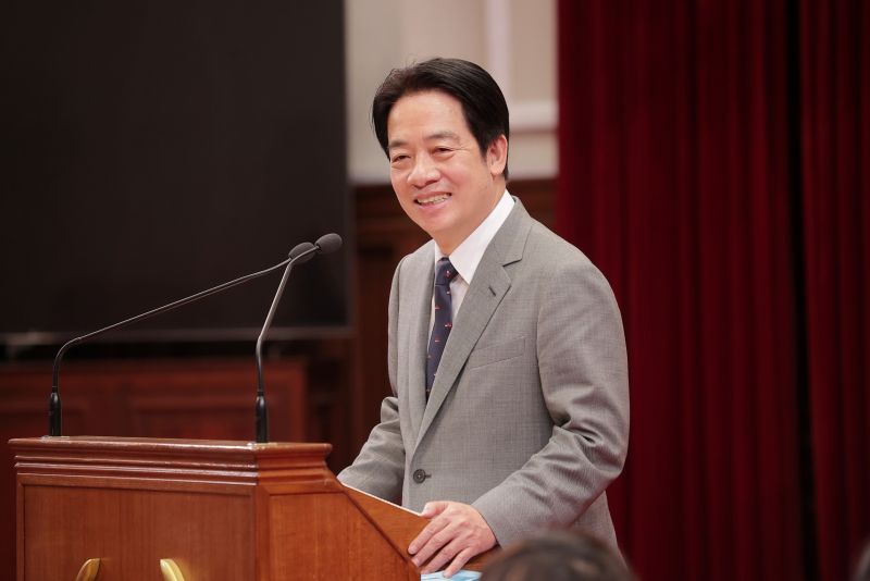 ▲賴清德表示，現在台灣和日本共同面對中國威脅，更要同心協力站在一起，維持印太地區和平與穩定。（圖／總統府提供）