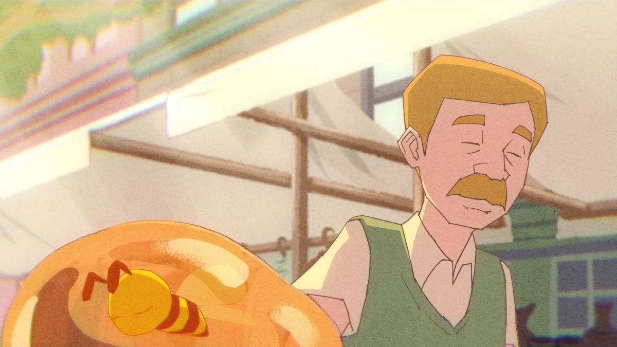 ▲國際蘭展動畫從一隻6500萬年前的蜜蜂，揭開蘭花起源神秘面紗（圖／台南市政府提供）