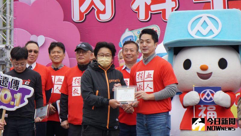 ▲橘子集團已連續6年響應參加內科捐血活動，獲得台北市長蔣萬安表揚。（圖／記者呂炯昌攝，2023.02.15）