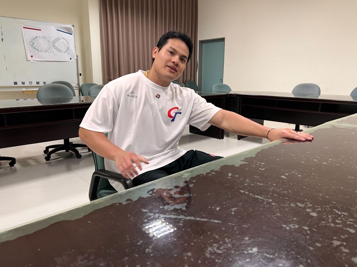 ▲台灣隊內野手張育成(圖/記者簡名杉攝)