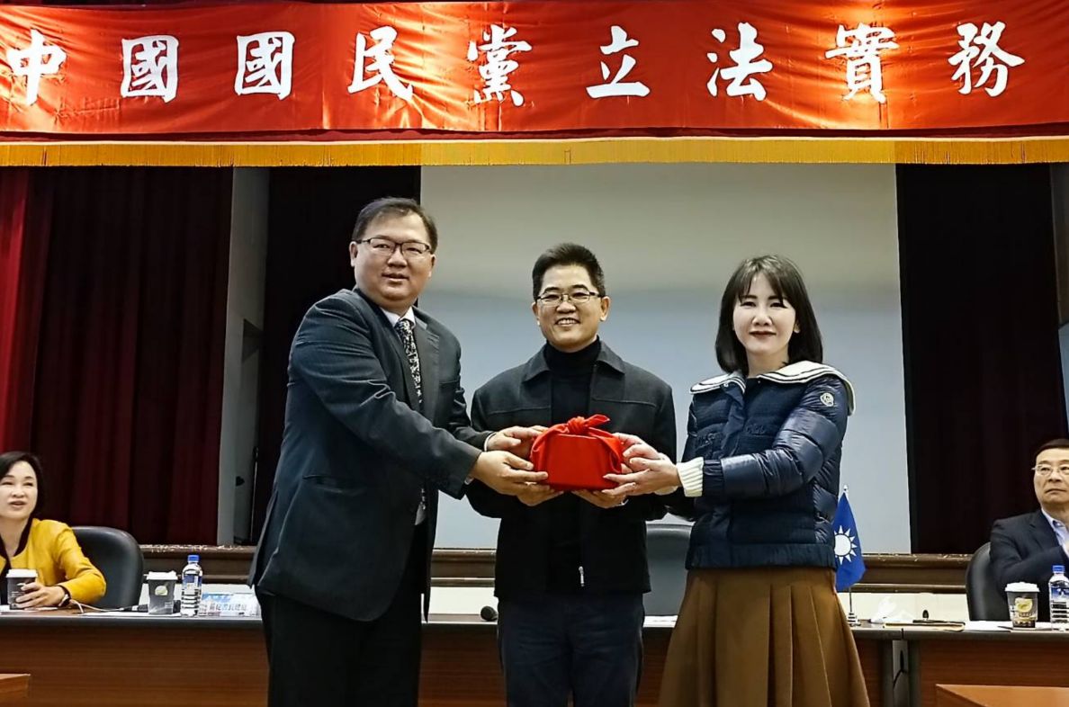 ▲黃健庭今日出席國民黨立法實務研討會。（圖／國民黨提供）