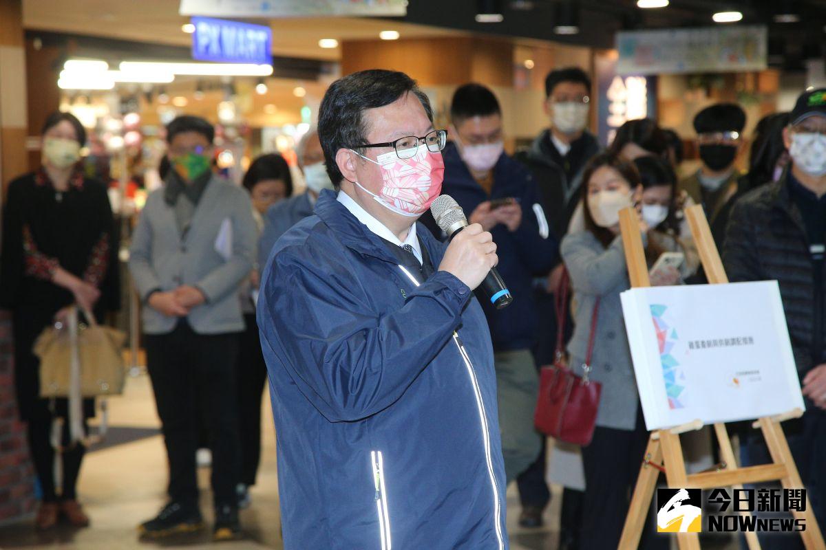 ▲今（16）日行政院副院長鄭文燦視察雞蛋供應情形。（圖／記者葉政勳攝，2023.02.16）