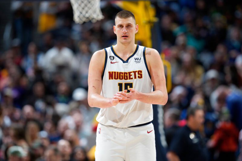 ▲丹佛金塊明星中鋒Nikola Jokic。（圖／美聯社／達志影像）