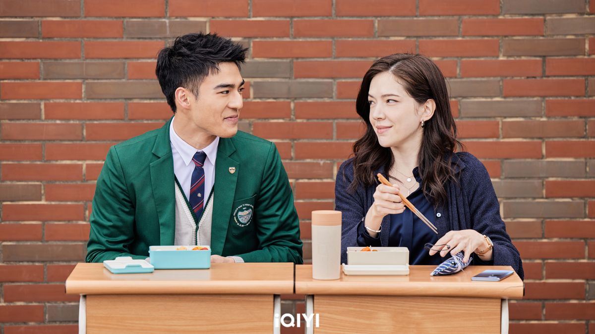 ▲許瑋甯（右）、陳昊森主演《第9節課》輪番播出。（圖／愛奇藝國際站）