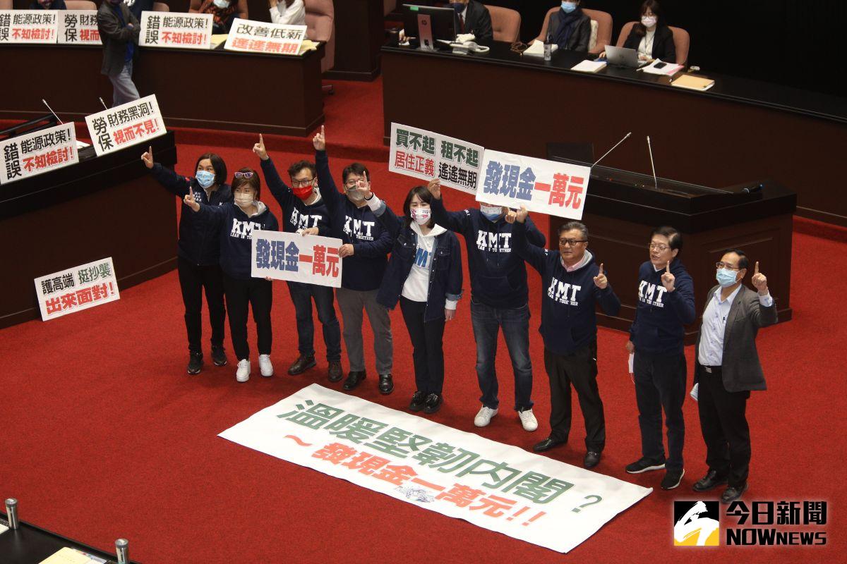 ▲陳建仁首度赴立法院施政報告，遭到國民黨杯葛。（圖／記者陳明中攝，2023.02.17）