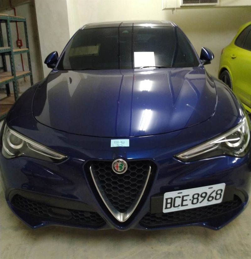 ▲將公開拍賣的愛快羅密歐Stelvio(圖/行政執行署台北分署提供)