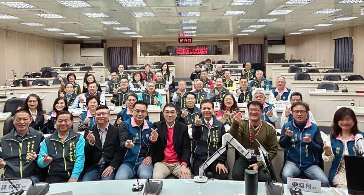 ▲立委擬參選人簡榮宗拜會基隆市長謝國樑。（圖／）