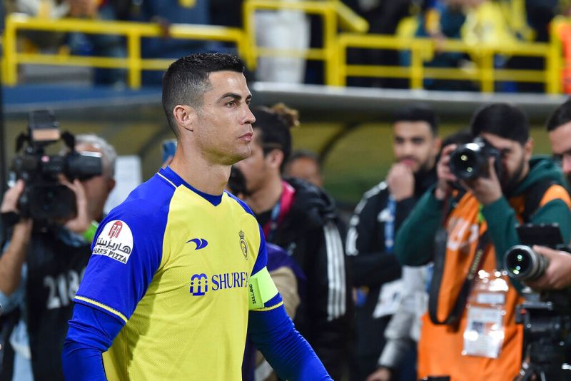 ▲「C羅」Cristiano Ronaldo為沙烏地阿拉伯足球超級聯賽艾納斯隊效力。（圖／美聯社／達志影像）