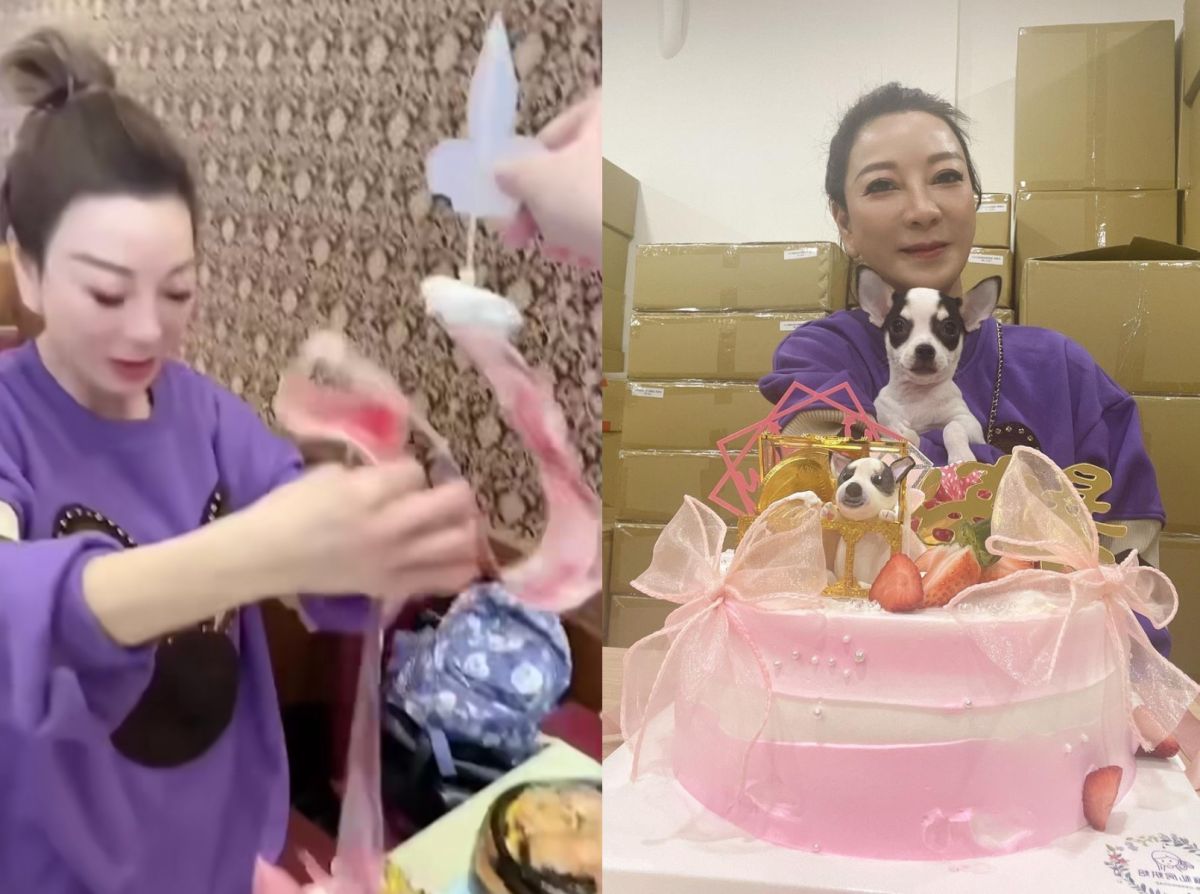 ▲楊繡惠驚喜收百元鈔蛋糕，總金額曝光。（圖／楊繡惠臉書、本人提供）