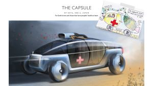 ▲Saya所設計的未來車款，獲得勞斯萊斯舉辦的「Young Designer Competition」環境類獎項。（圖／翻攝自Rolls Royce）