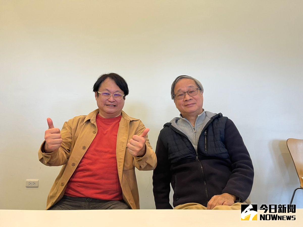 ▲趙自強（左）、小野（右）出席節目《節氣X六感實驗室》上檔記者會。（圖／記者侯家瑜攝）