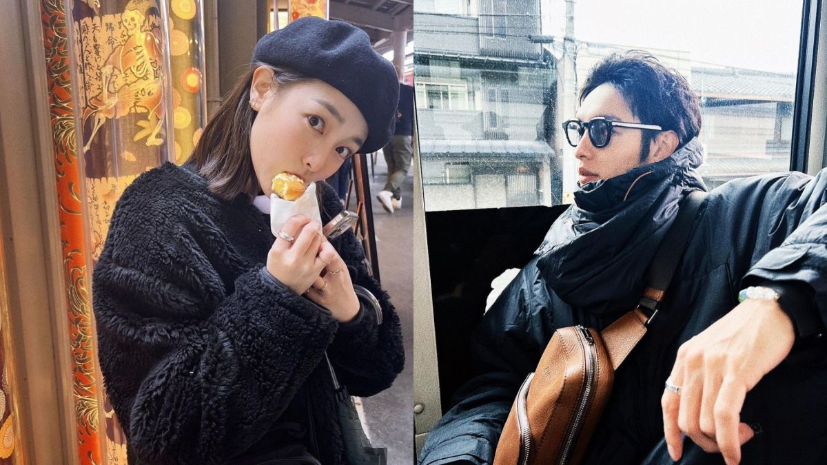 ▲曹佑寧（右）在王淨（左）IG留言處傳了4個符號，閃瞎大批網友。（圖／翻攝王淨、曹佑寧IG）