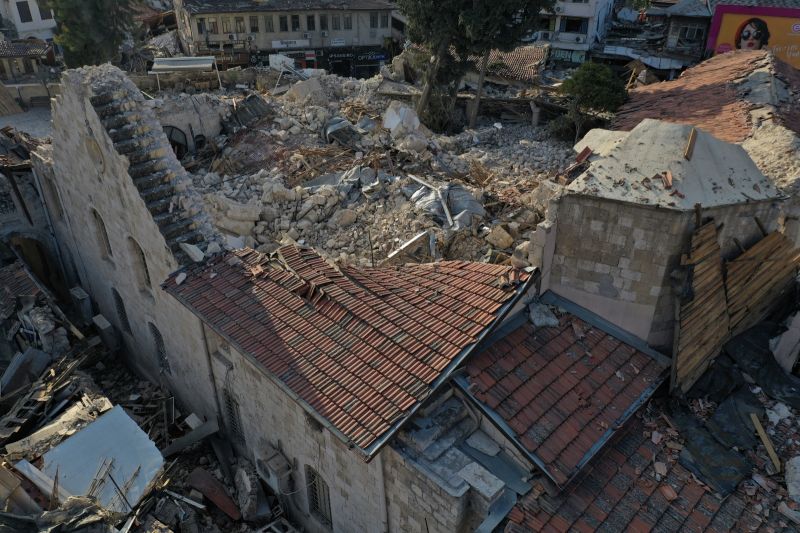 ▲土耳其宣布，除了在強震中受創最重的卡拉曼馬拉斯省和哈泰省之外，其他各省搜救工作已經結束。（圖／美聯社／達志影像）