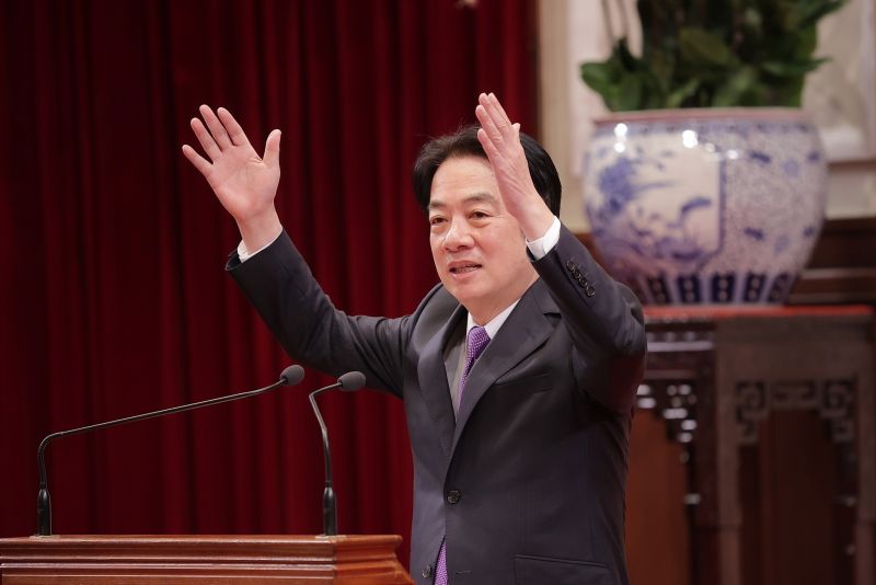 ▲賴清德期盼每個人都能擁抱平等、自由地綻放生命光彩。(圖/總統府提供)