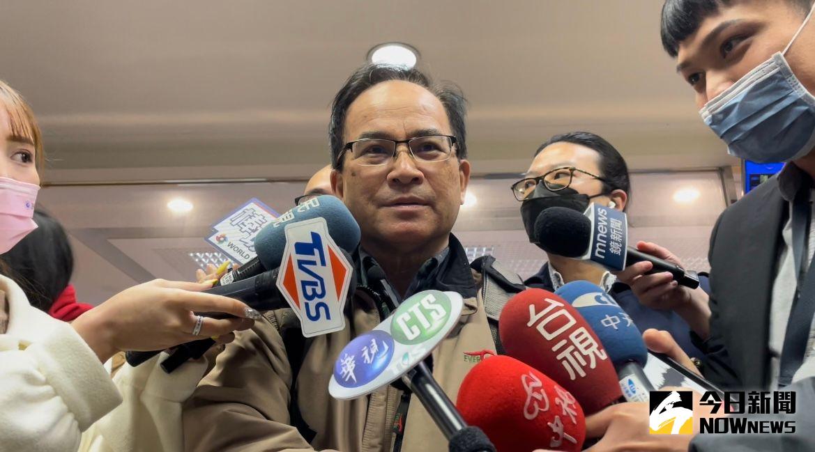 ▲蘇煥智宣布放棄總統連署。（圖／記者潘千詩攝，2023.02.21）